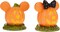 Disney Village Halloween Accessories Pumpkintown Mickey and Minnie Mouse Topiaires Figurine (Multicolor)